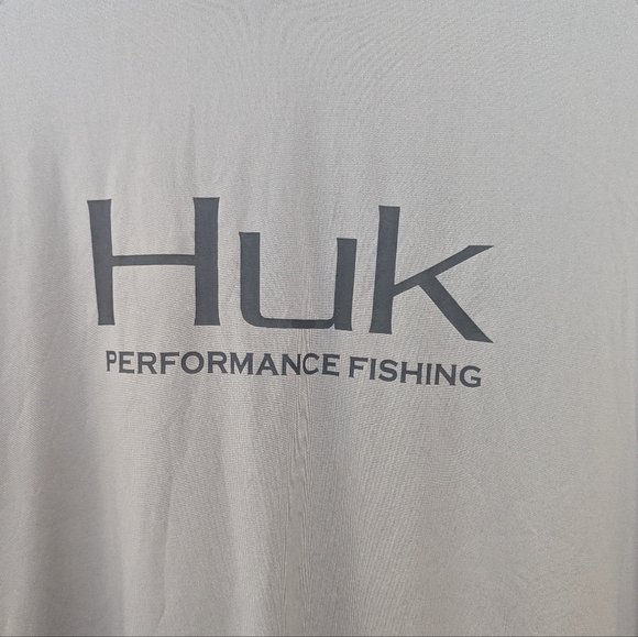 Huk Fishing Pursuit Performance Crew Long Sleeve Shirt - Picture 3 of 11